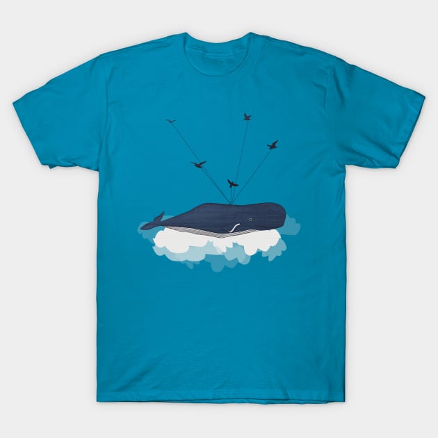 Travelling Whale T-Shirt by Sybille